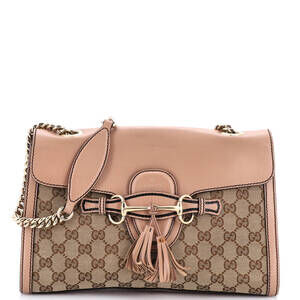 Gucci Emily Chain Flap Shoulder Bag Gg #254928G10B